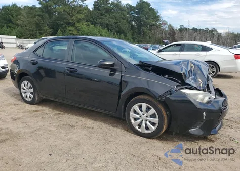 2015 Toyota Corolla L z USA, uszkodzony, nr VIN 2T1BURHE8FC411727
